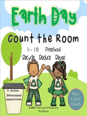 cover image of Count the Room--Earth Day--1-10 Preschool--Recycle, Reduce, Reuse